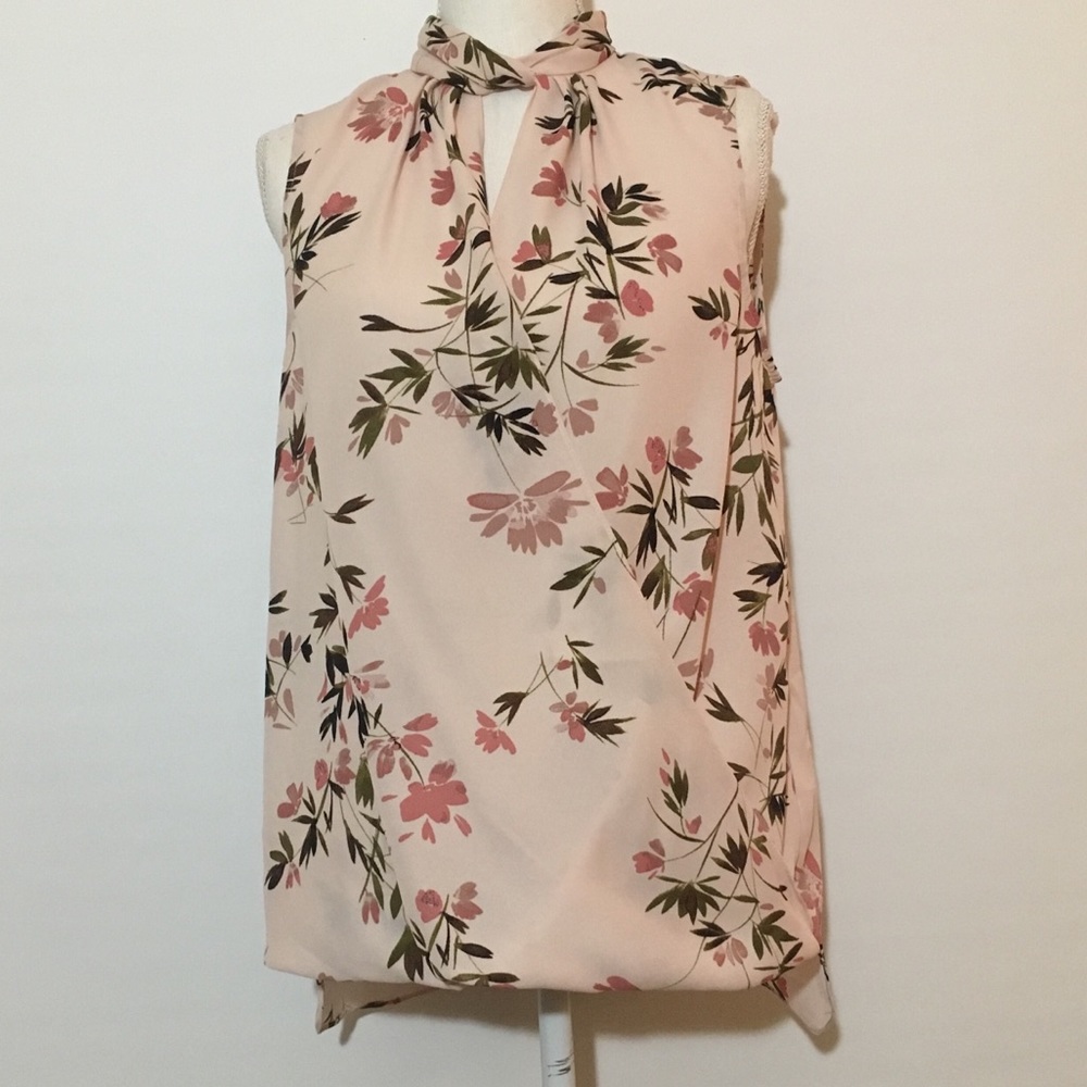 Vince Camuto Faux Wrap Sleeveless Top